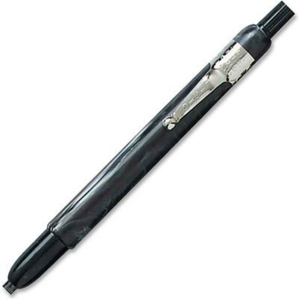 Lesro Industries Listo Marking Pencils, Black Lead, Black Barrel, 12/Dozen 1620BBK